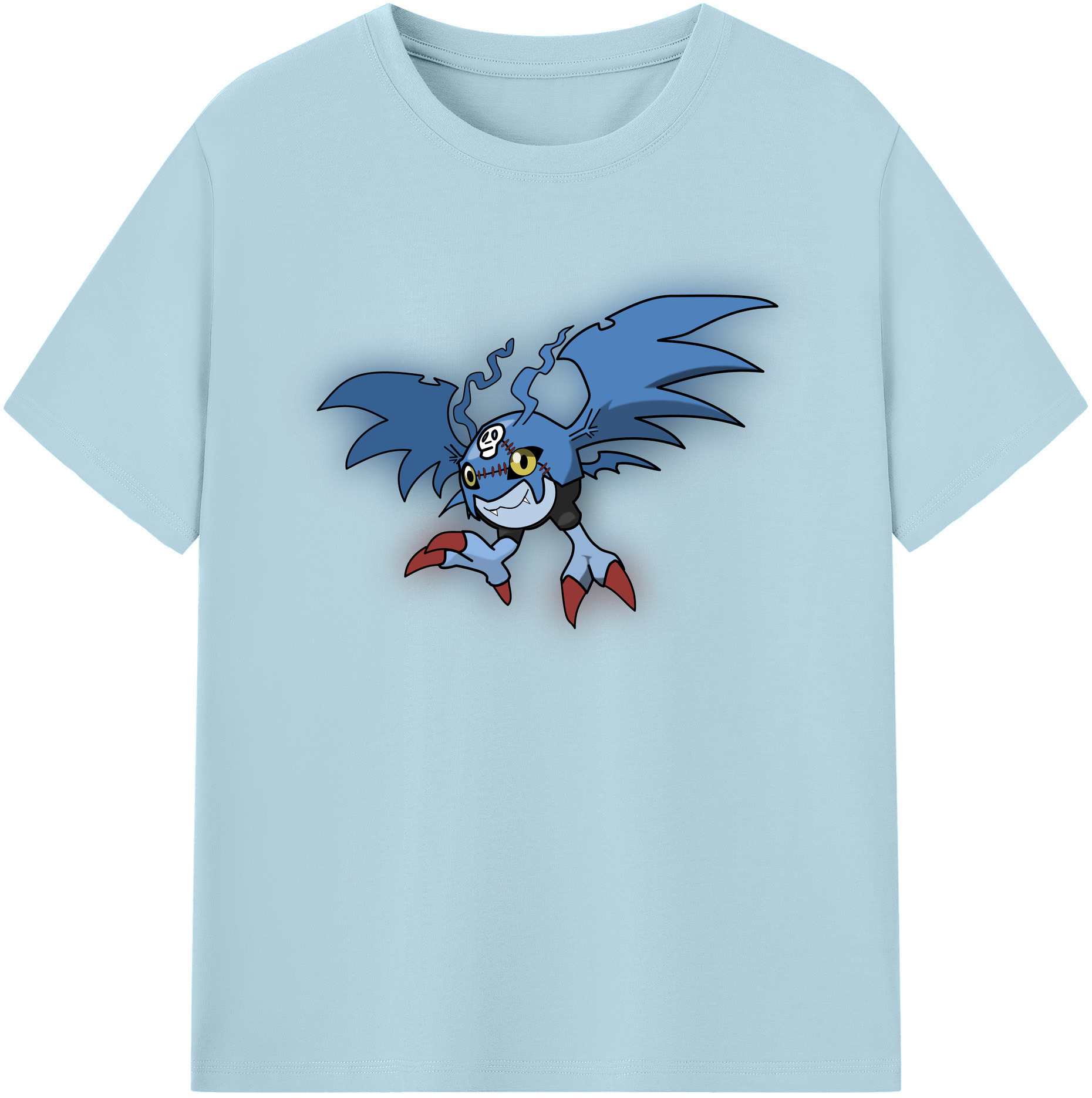 （画像用） Digimon デジタルモンスター/デジモン 綿100％半袖Tシャツ（フロントプリント）